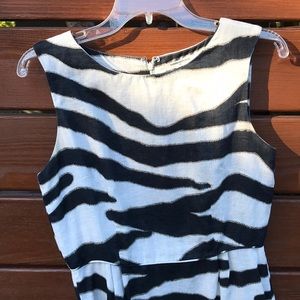 Banana Republic Zebra print dress